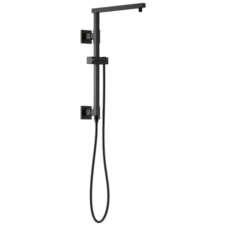 Brizo Essential Square Shower Column with Hose and Integrated Diverter Matte Black